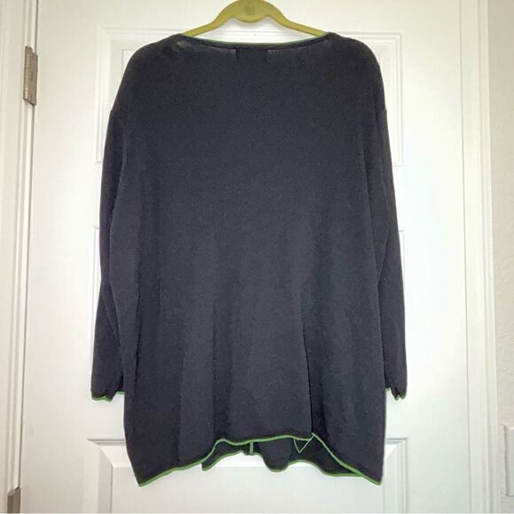 Finity Button Front Long Sleeve Sweater - Picture 4 of 8